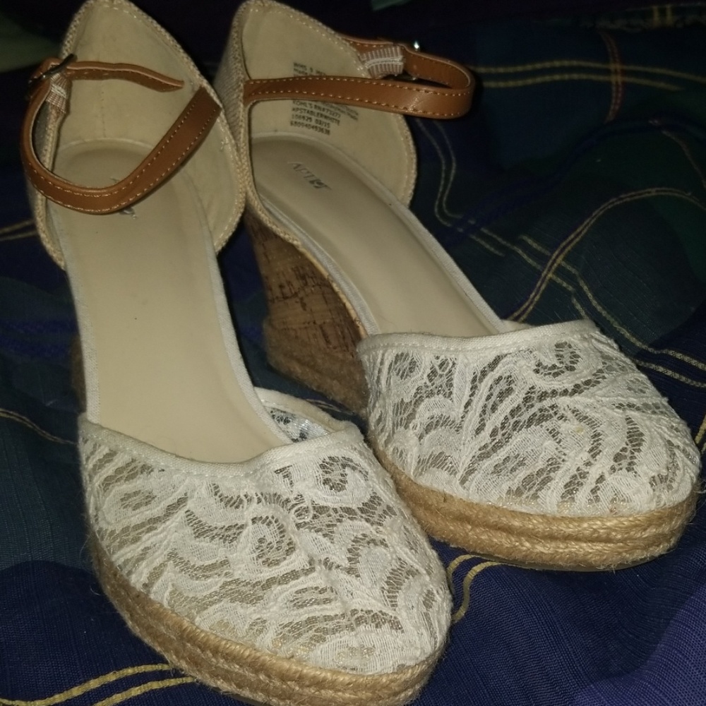 White wedge Espadrilles